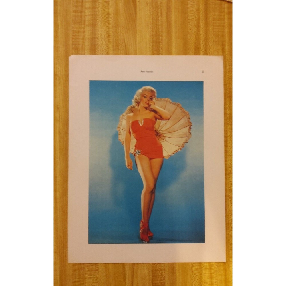 Marilyn Monroe Portrait / Chipping Out Of Book Page Size 12 × 9
